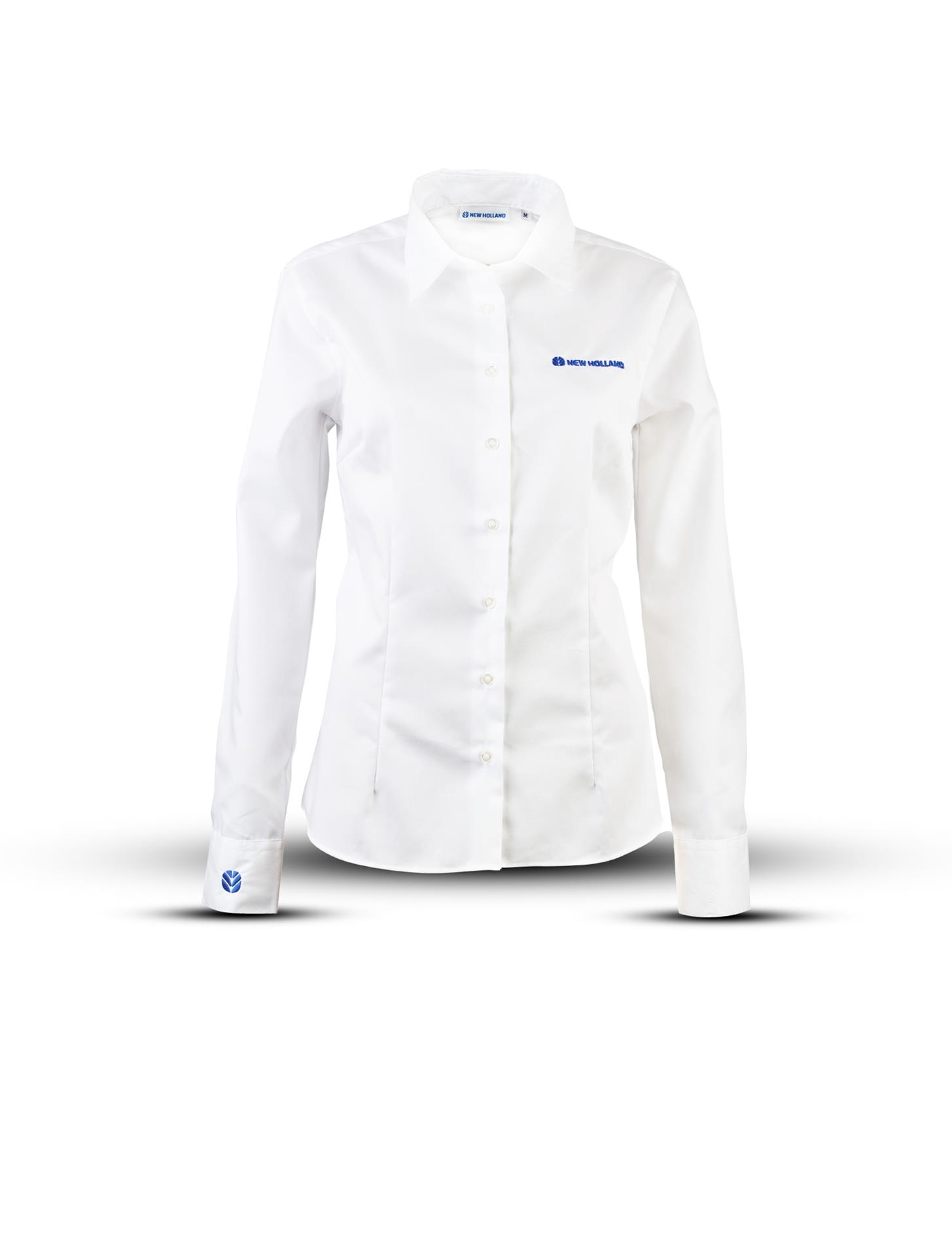 Weiße Bluse mit langen Ärmeln